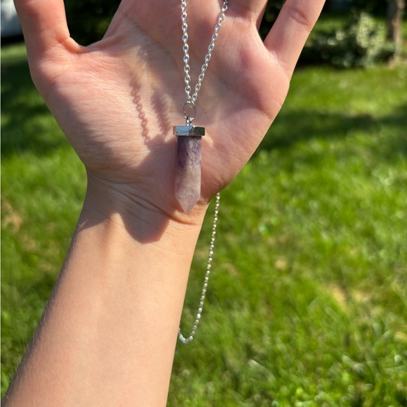 Handmade amethyst crystal necklace✨💜🔮 - Picture 4 of 4